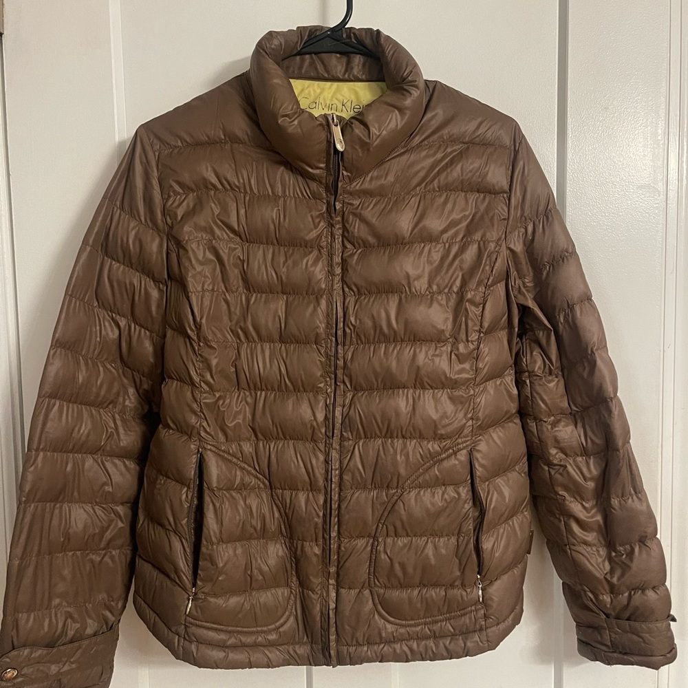 Calvin Klein packable puffer jacket